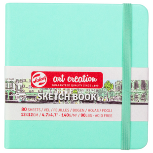 Блокнот для графики Talens Art Creation, 12х12 см, 140 г/м2, 80 листов, мятный, Royal Talens