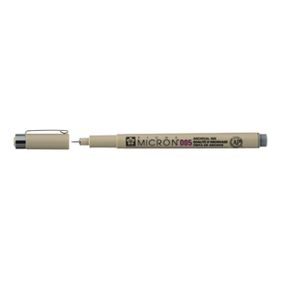 Лайнер PIGMA Micron (0.05), 0,2 мм, Серый, Sakura