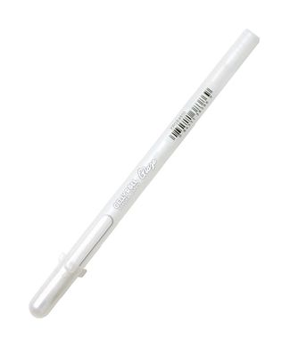 Ручка гелевая, GLAZE 3D-ROLLER, Белый, Sakura