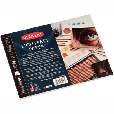 Альбом-склейка для малюнка Lightfast, 17,8x25,4 см, 300 г/м2, 20 аркушів, Derwent
