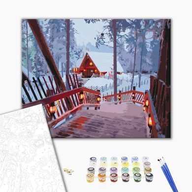 Картина по номерам Зимний уют, 40х50 см, Brushme