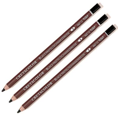 Набір олівців для рисунку, Чорний, 3 штуки, Cretacolor