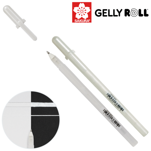 GELLY ROLL GLAZE PEN WHITE - 084511384910