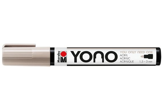 Акриловий маркер YONO, Сірий теплий 987, 1,5-3 мм, Marabu