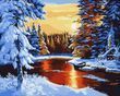 Картина за номерами Казкова зима, 40х50 см, Brushme