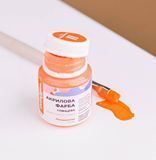 Краска акриловая глянцевая, Оранжевая, 20 мл, Brushme
