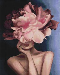 Алмазна мозаїка Витончена квіточка, 40x50 см, Brushme