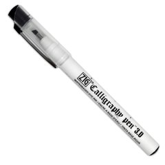 Ручка для каллиграфии ZIG Calligraphy Oblique Tip, 3.0 мм, со скошенным наконечником, черная, Kuretake