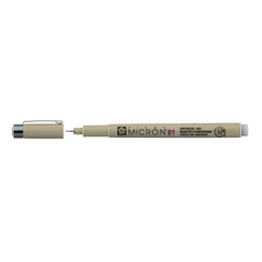 Лайнер PIGMA Micron (0.1), 0,25 мм, Сірий світлий, Sakura