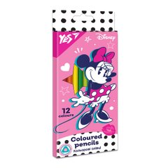 Набір кольорових олівців Minnie Mouse, 12 кольорів, YES