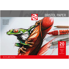 Альбом-склейка для графіки Bristol А4, 246 г/м2, 20 аркушів, Royal Talens