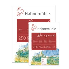 Альбом-склейка для акварели Burgund, 17х24 см, 250 г/м², CP, 20 листов, Hahnemuhle