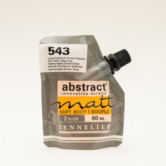 Фарба акрилова Sennelier Abstract, Кадмій жовтий темний №543, 60 мл, дой-пак, матова