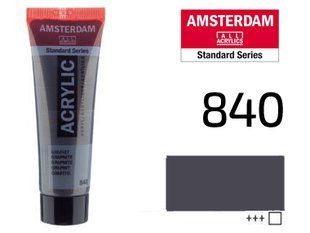 Краска акриловая AMSTERDAM, (840) Графит, 20 мл, Royal Talens