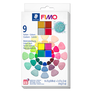 Набор пластики Effect Mixing Mica Colours, 8x25 г, 2x57 г, Fimo