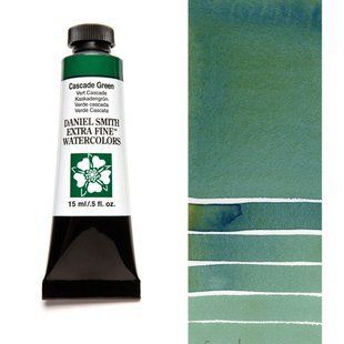 Краска акварельная Daniel Smith 15 мл Cascade Green