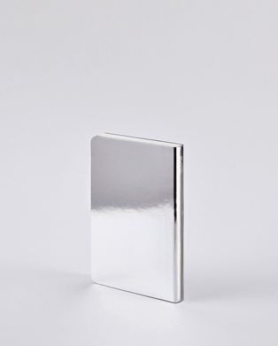 Блокнот Shiny Starlet S, Silver, 10,8x15 см, 120 г/м², 88 аркушів, Nuuna