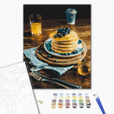 Картина за номерами Млинці з медом, 40х50 см, Brushme