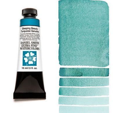 Фарба акварельна Daniel Smith 15 мл Sleeping Beauty Turquoise Genuine