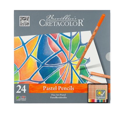 Набор пастельных карандашей, Fine Art Pastel, 24 штук, металлическая коробка, Cretacolor