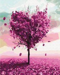 Картина за номерами Дерево кохання, 40х50 см, Brushme