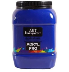 Акриловая краска ART Kompozit Acryl PRO, голубой ФЦ (378), 1 л