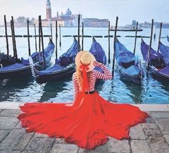 Картина по номерам Набережная Венеции, 35х45см, ROSA START