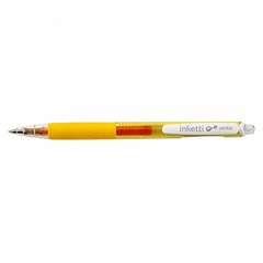 Ручка гелева Inketti 0,5 мм, жовтий, Penac