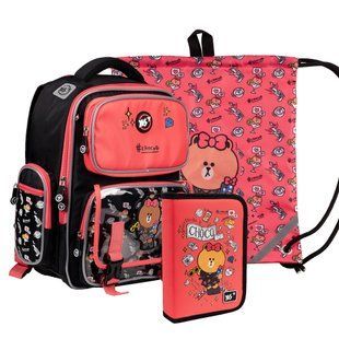 Набір шкільний, колекційний S-101 Collection Line Friends, рожевий, Yes
