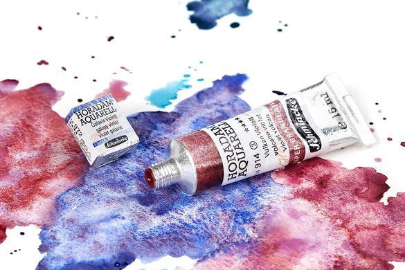 Краска акварельная Schmincke Horadam Aquarell 15 мл Volcano Orange 912 супергрануляция