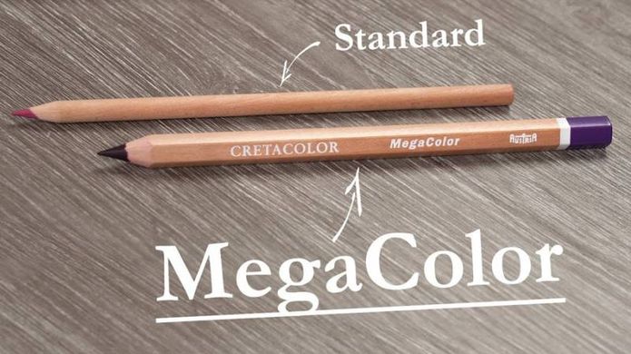 Олівець кольоровий Megacolor, Помаранчевий (29111), Cretacolor