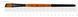 Пензель Flame 1368A, №8, cинтетика, кутовий, коротка ручка, Rosa 4823098534594 зображення 1 з 6