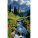 Картина за номерами SANTI, Гірський пейзаж, 30x50 см 4823091925160 зображення 1 з 3
