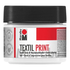 Краска для принтерной печати Textil Print Marabu белая, 100 мл