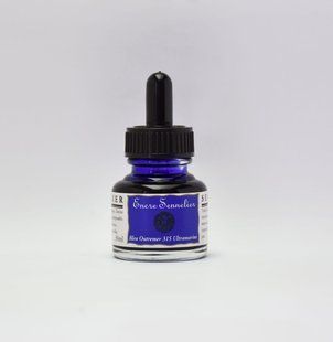 Чорнило для каліграфії Sennelier, 30 мл, ультрамариновий синій (Ultramarine Blue)