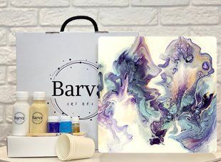 Набор Fluid Art Box Соблазн, 30 см, квадрат, Barva