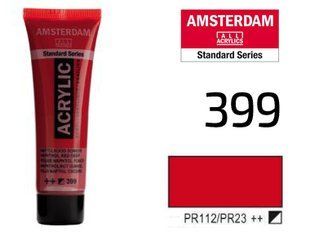 Краска акриловая AMSTERDAM, (399) Нафтоловый красный темный, 20 мл, Royal Talens