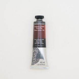 Масляная краска Sennelier, 40 мл, профессиональная, S1, Сиена жженая (Burnt Sienna)