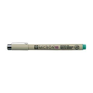 Лайнер PIGMA Micron (0.3), 0,35 мм, Зеленый, Sakura