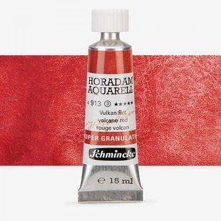 Фарба акварельна Schmincke Horadam Aquarell 15 мл Volcano Red 913 супергрануляція