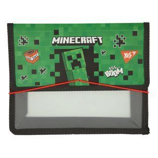 Папка для тетрадей пластиковая Yes Minecraft, В5, на резинке
