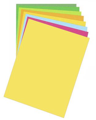 Бумага для дизайна Fotokarton B2, 50x70 см, 300 г/м2, №12 лимонно-желтая, Folia