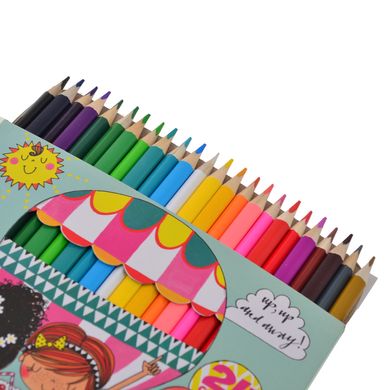 Набір кольорових олівців Rachel Balloon, 24 кольора, YES