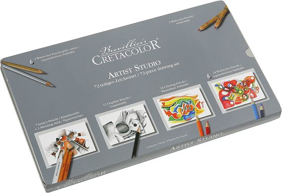 Набір Artist Studio Sketching and Drawing Set 72 штуки, Cretacolor