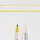 Перманентный маркер Identi Pen, двусторонний, 0,4/1 мм, Желтый, Sakura 084511365087 фото 3 с 7