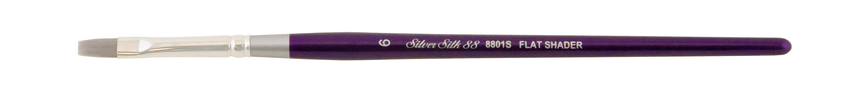 Кисть Silver Brush 8801S Silver Silk 88 синтетика плоская №6