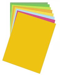 Бумага для дизайна Fotokarton B2, 50x70 см, 300 г/м2, №15 золотисто-желтая, Folia