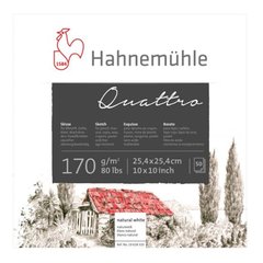 Альбом для рисования Quattro, 25,4x25,4 см, 170 г/м², 50 листов, Hahnemuhle
