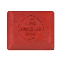 Прессованный водорастворимый пигмент Viarco ArtGraf Tailor Shape Red красный 4,45x5,08 см
