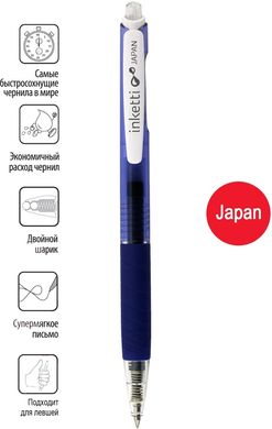 Ручка гелева Inketti 0,5 мм, блакитний, Penac